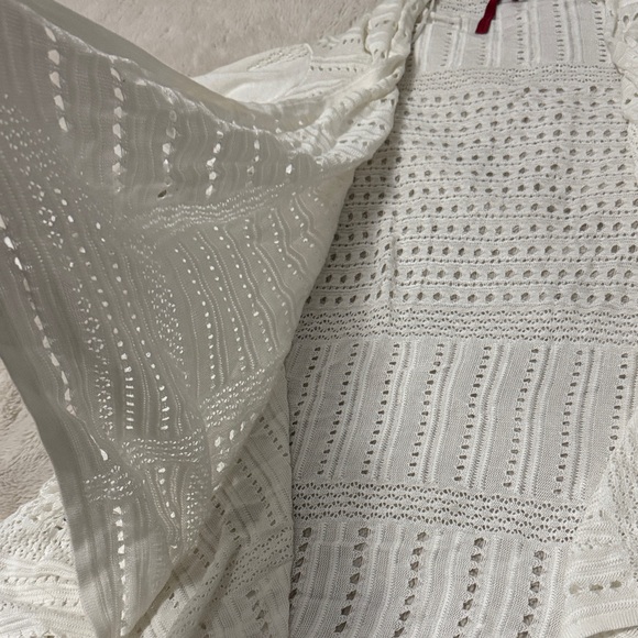 Ivory Open-Front Cardigan - L - Picture 6 of 9